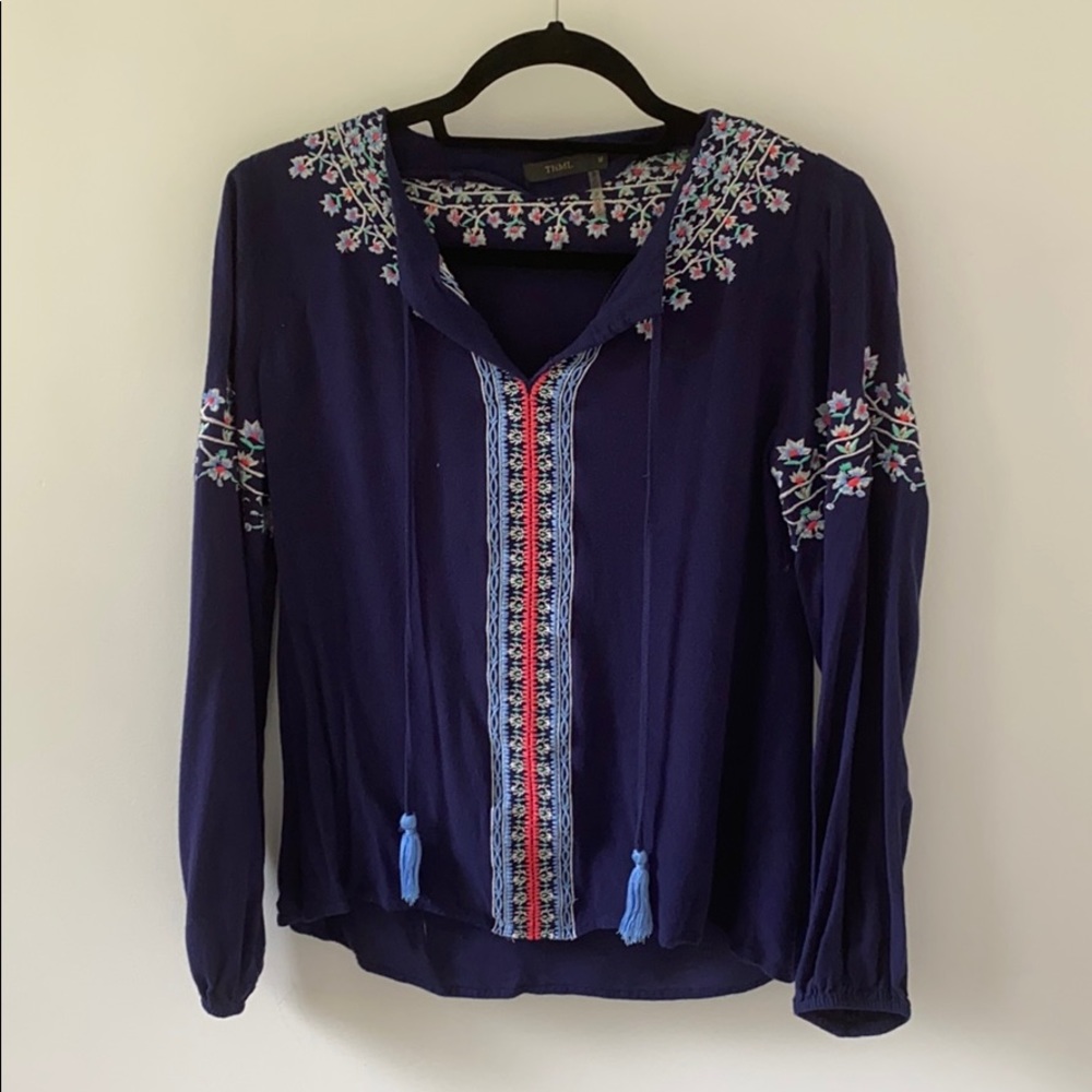 Embroidered top